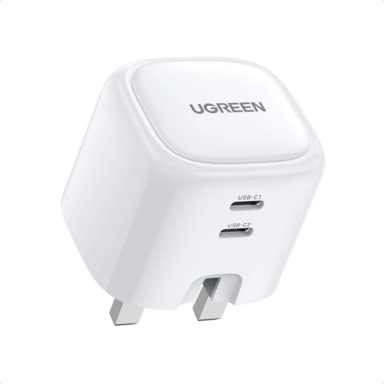 UGREEN 40W USB C Charger 2-Port 20W USB C Plug, Foldable Fast Charger 