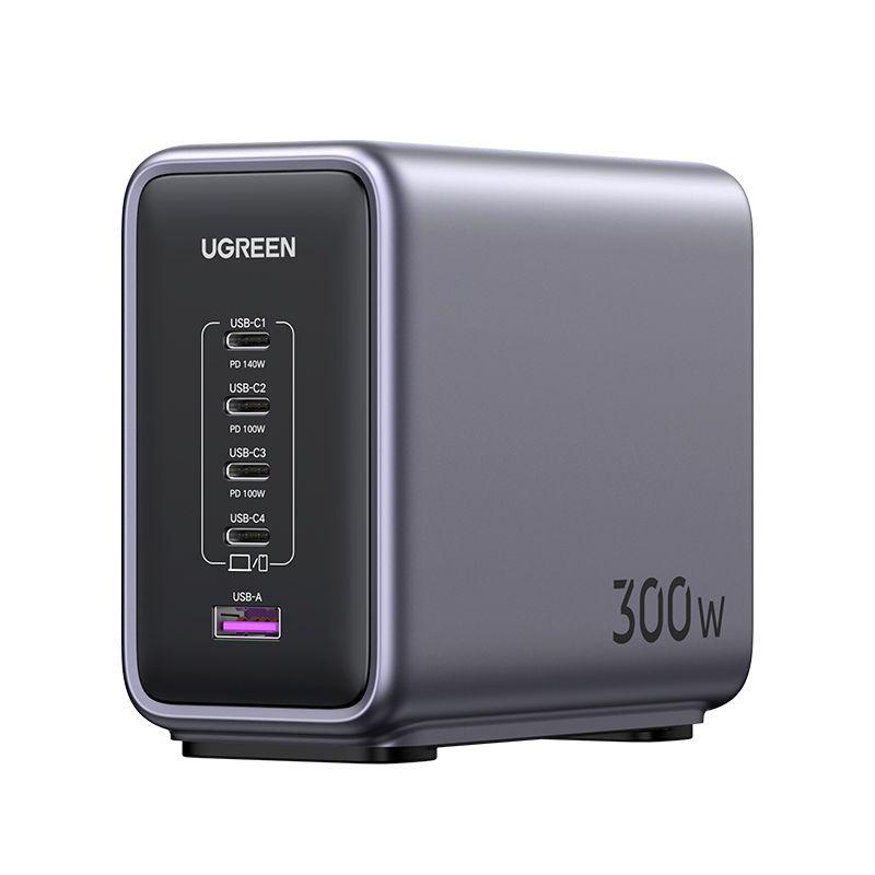 UGREEN Nexode 300W GaN Wall USB-C Charger 5 Ports