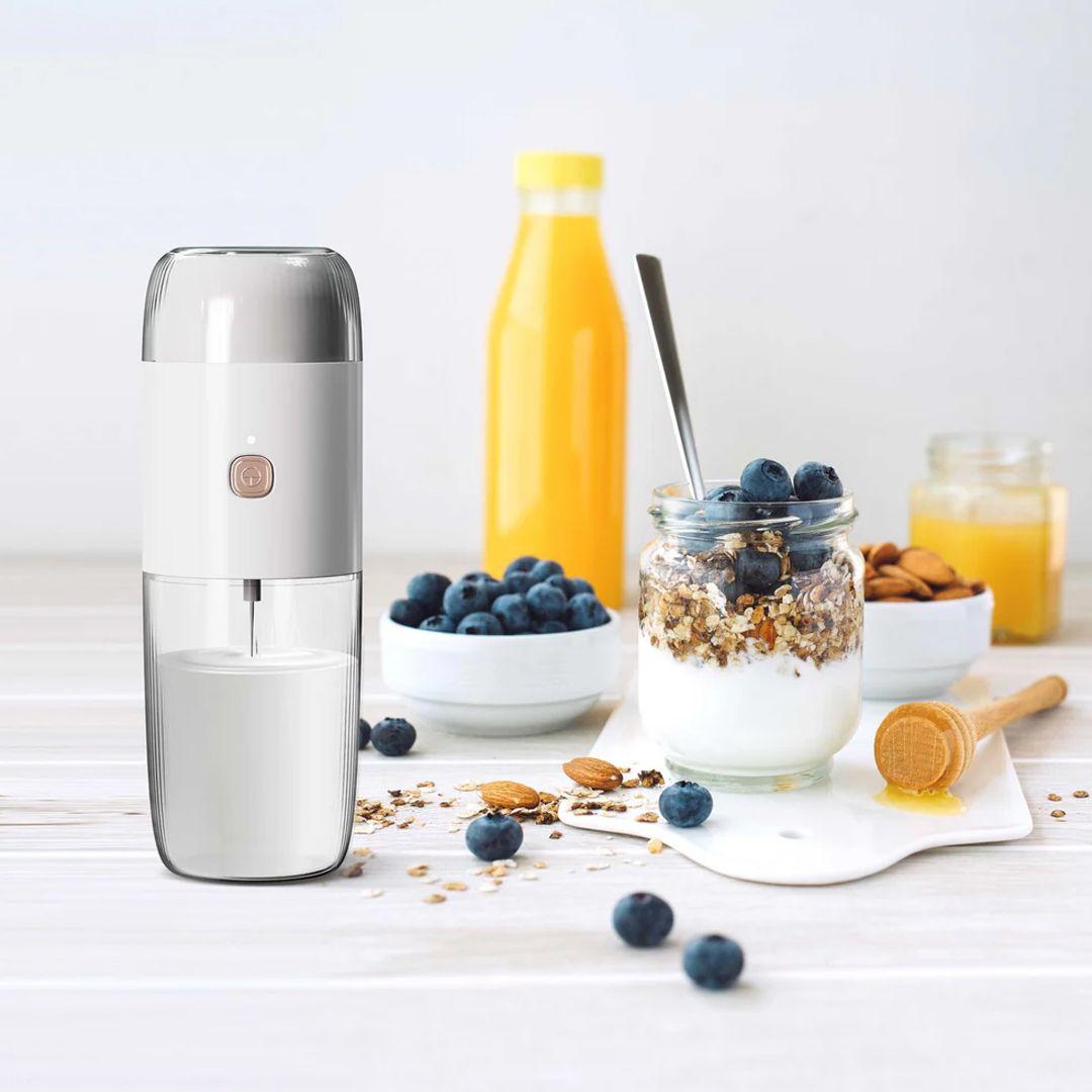 LePresso 2 in 1 Portable Milk Frother and Coffee Grinder