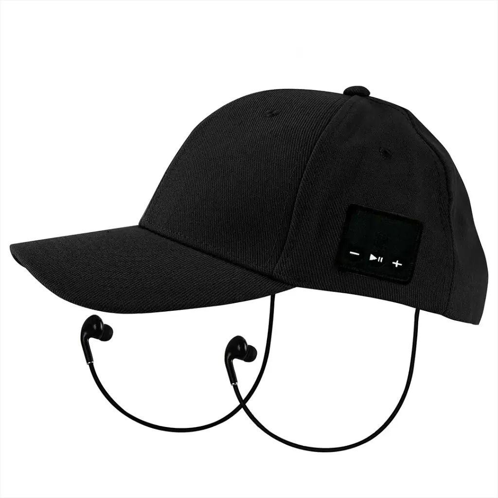 Porodo Soundtec Wireless Bluetooth Hat with Built-In Stereo Speakers & Mic