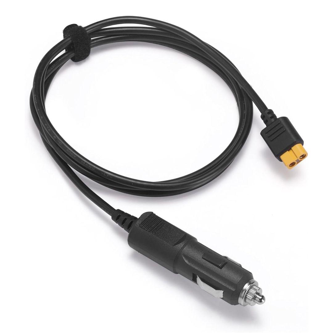 EcoFlow Car Charging Cable XT60 1.5m – Direct Car-to-Power Station Charging EFCAR-XT60CBL1.5M