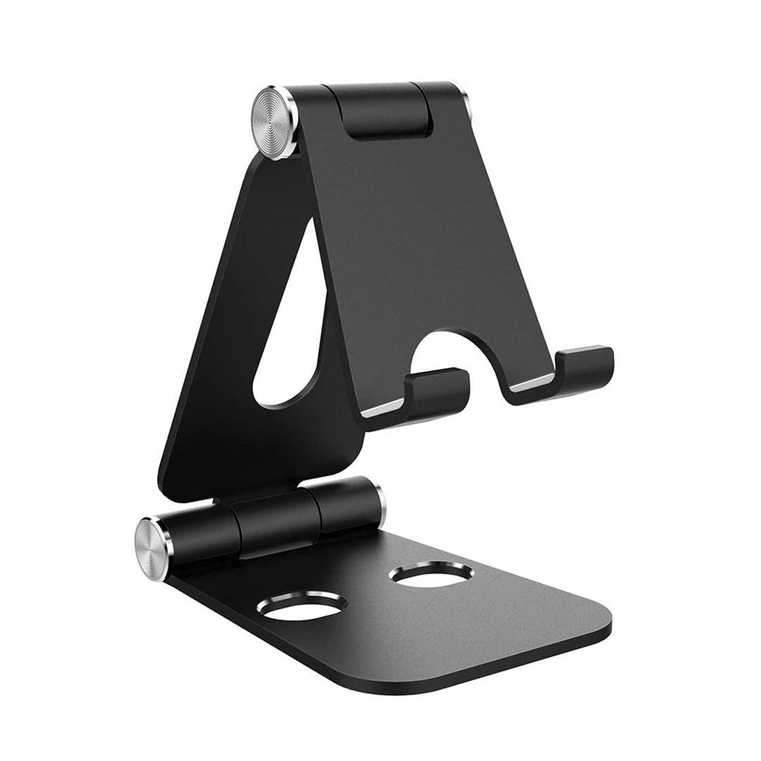 Foldable and Rotating Mobile and Tablet Holder with Non-Slip Stable Base