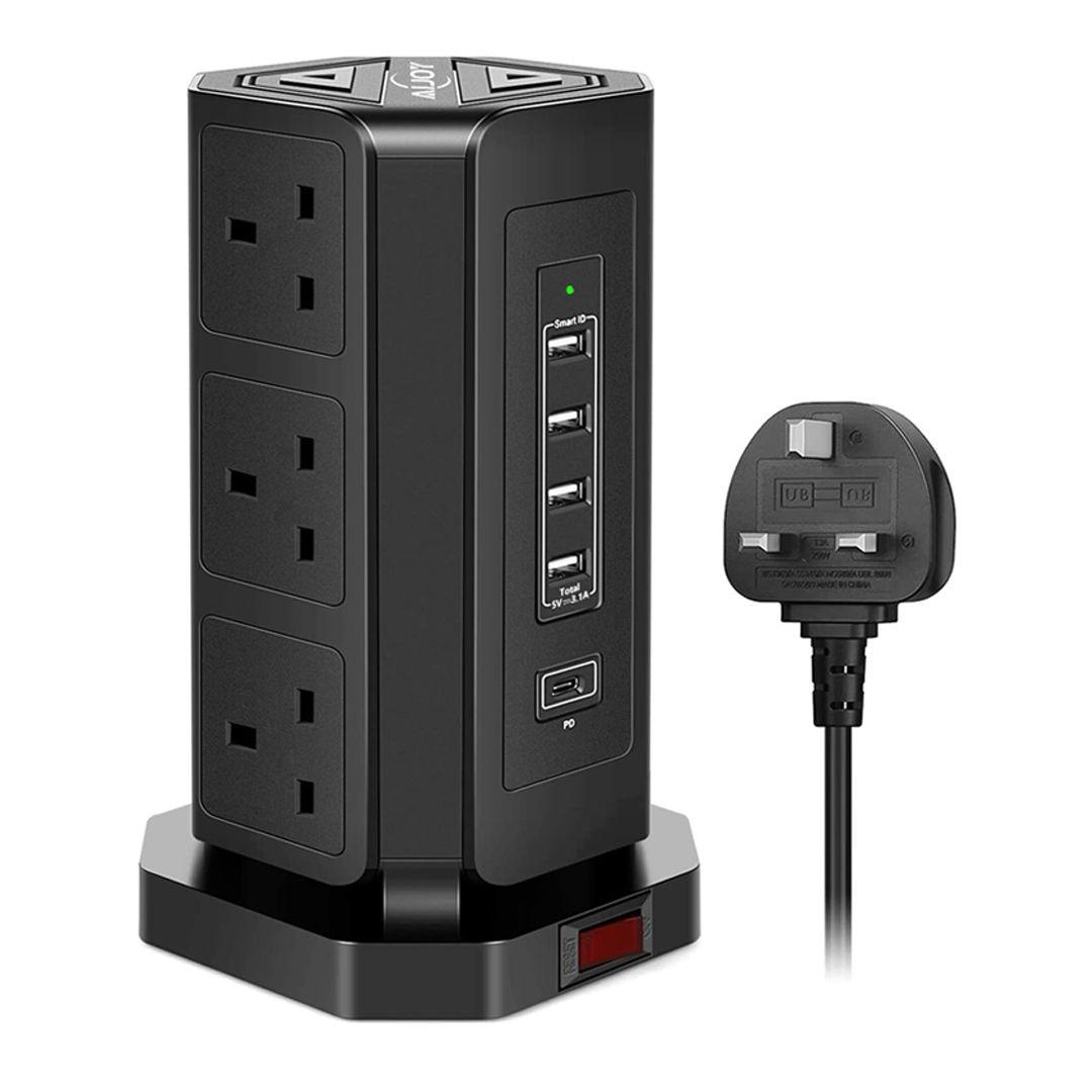TP-VD5U9K: UK outlet power strip with USB ports power socket with USB 10A multi-purpose socket (4usb + 1PD)