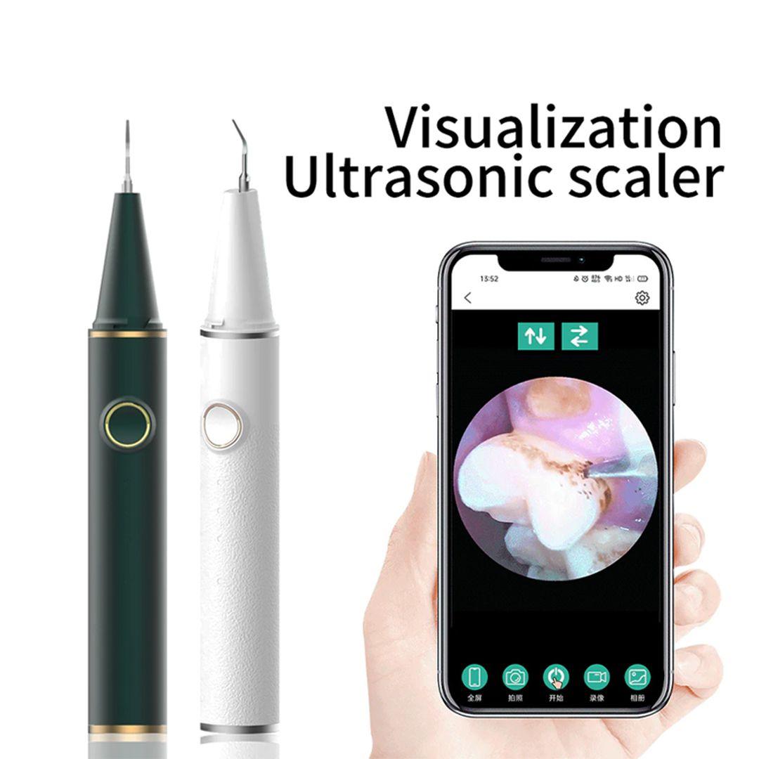 Electric Sonic Dental Scaler Teeth Whitening With HD Camera Teeth Calculus Tartar Remover Tooth Stain Cleaner