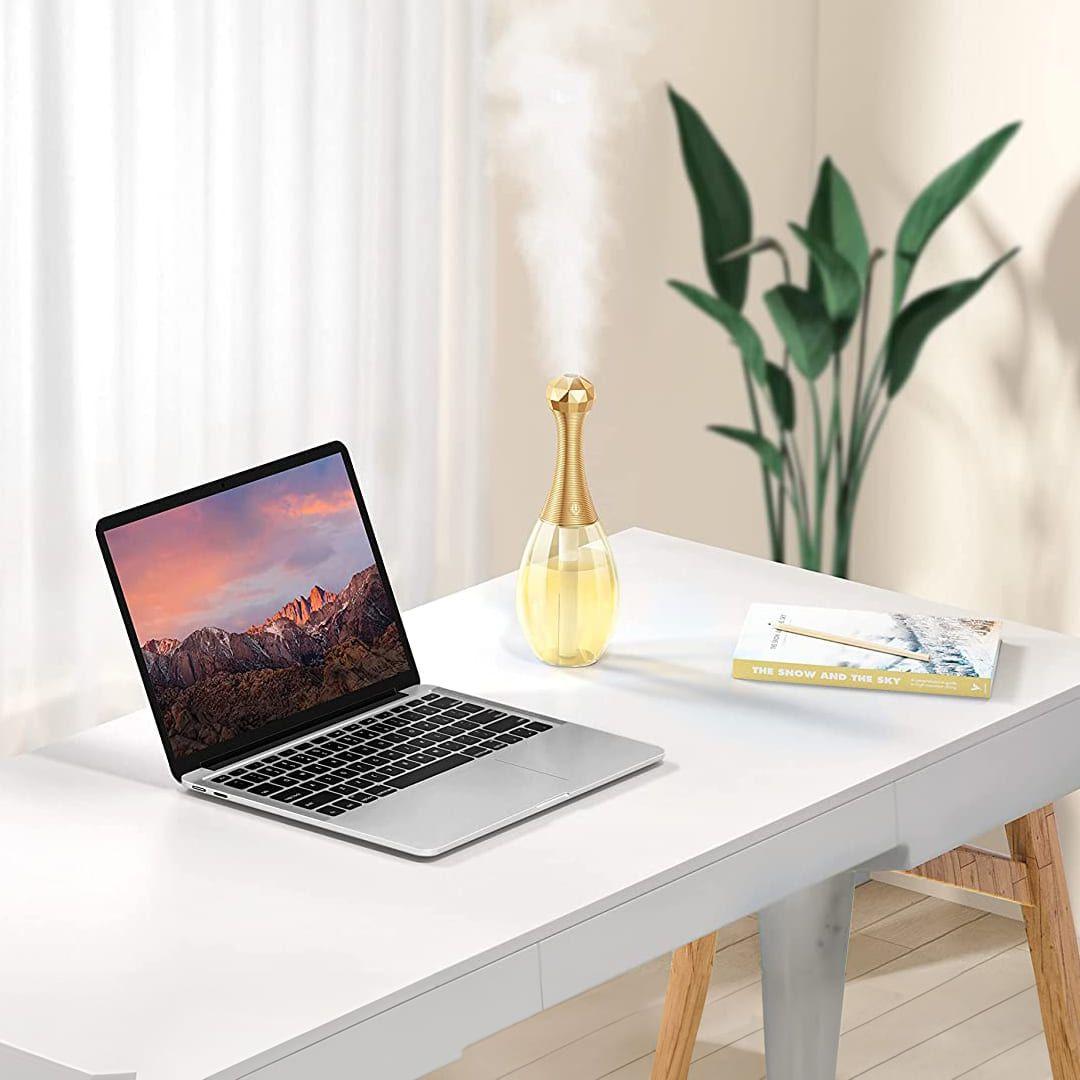 300ml Ultrasonic Air Humidifier for Up To 8 Hours With LED Night Light