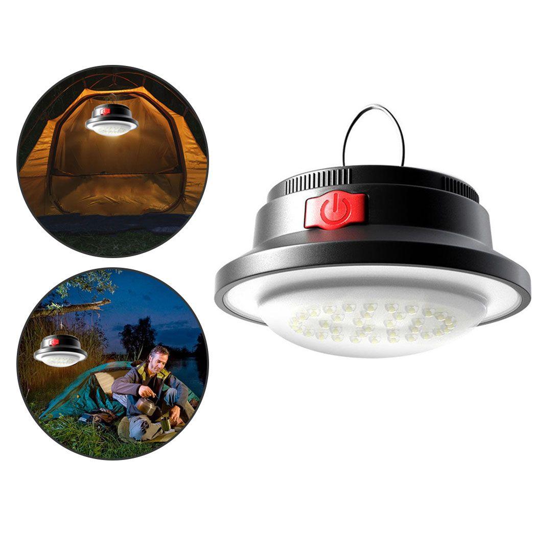 Outdoor Camping Ultra Bright LED Light Solar Powered Rechargeable Portable Hanging Tent Night Light Camping Lantern