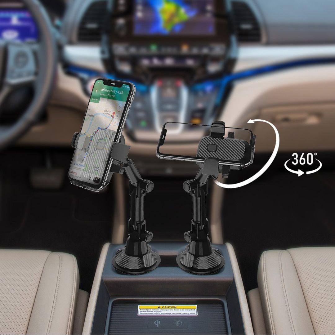 K602 Magnetic Car Holder Rotating clip design 360 degrees 