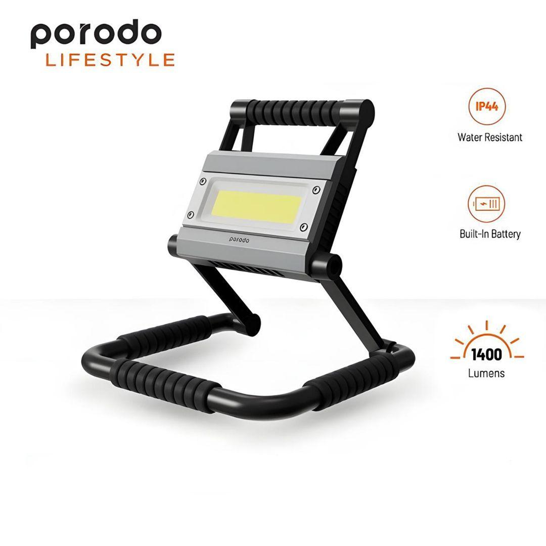 Porodo Foldable Multi-Joint Outdoor Rechargeable Flashlight