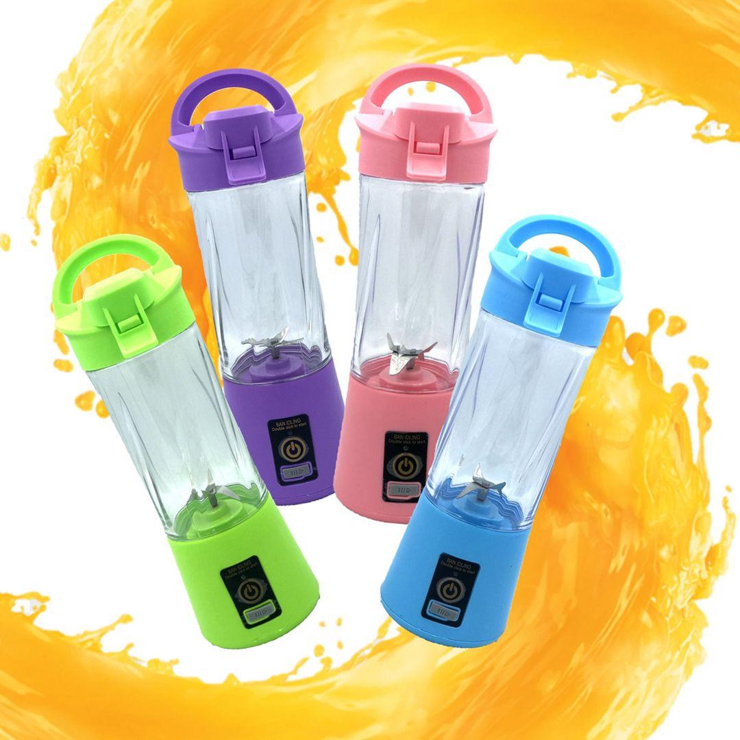 Portable Blender Juicer Cup USB Rechargeable Electric Automatic Vegetable Fruit Citrus Orange Juice Maker Cup Mixer Bottle