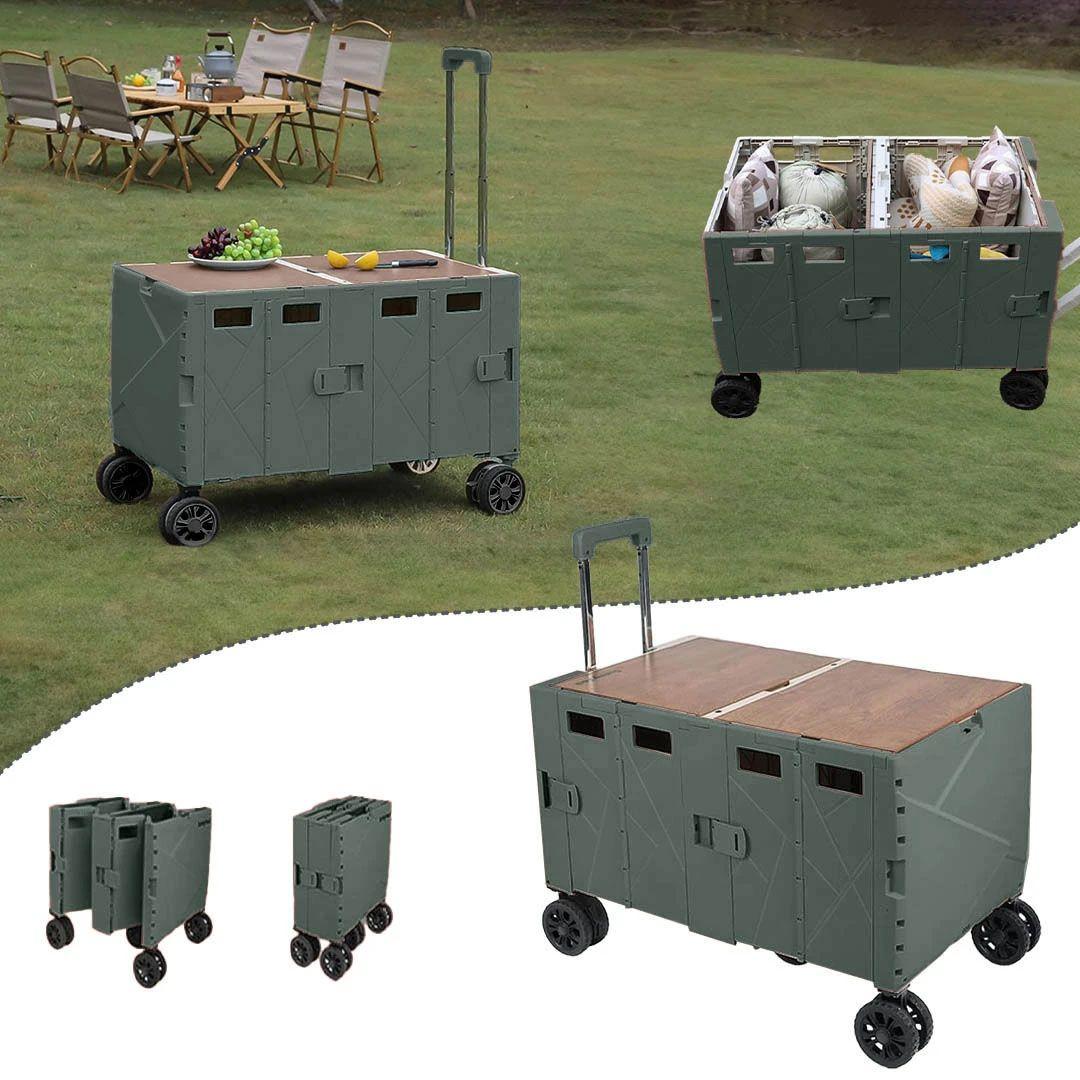 140L Folding Camping Trolley