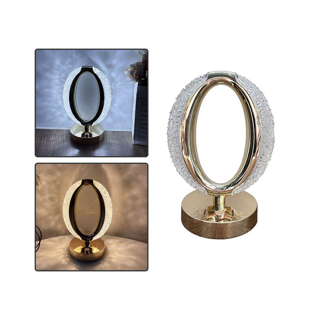 Rechargeable Crystal Table Lamp with 3 Lighting Modes