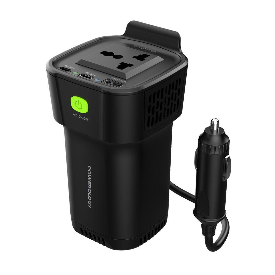 Powerology 150W Inverter with Fast Charging
