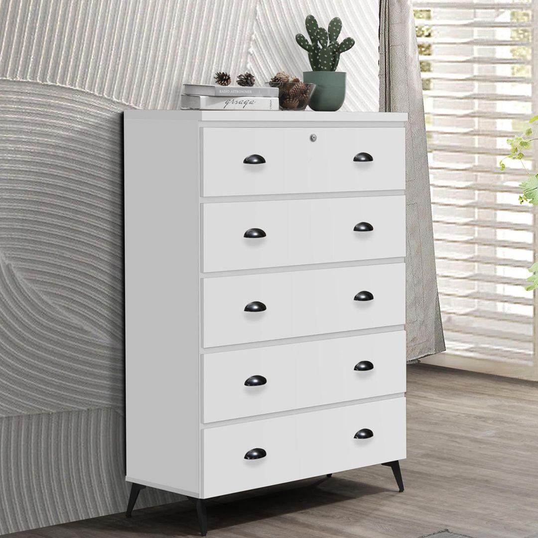 Malaysian 5-Drawer Chest with Elegant and Modern Design - Model 243