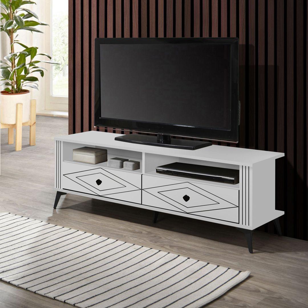 Malaysian TV Table Model 8042 with 3 Drawers 