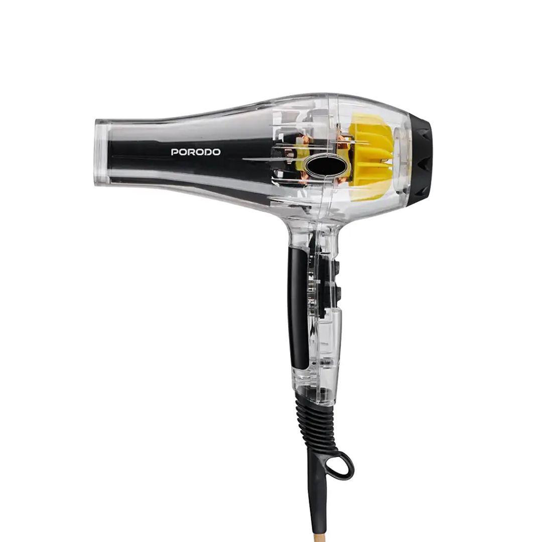 Porodo PD-LFST106-BK Crystal Shell Hair Dryer 