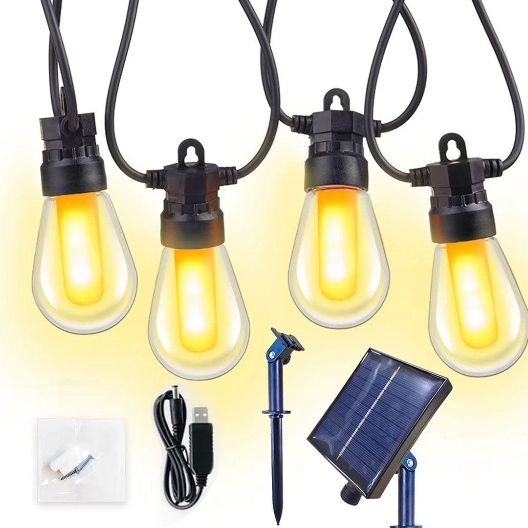 10 LED Solar String Lights 8 Meters Waterproof with Remote