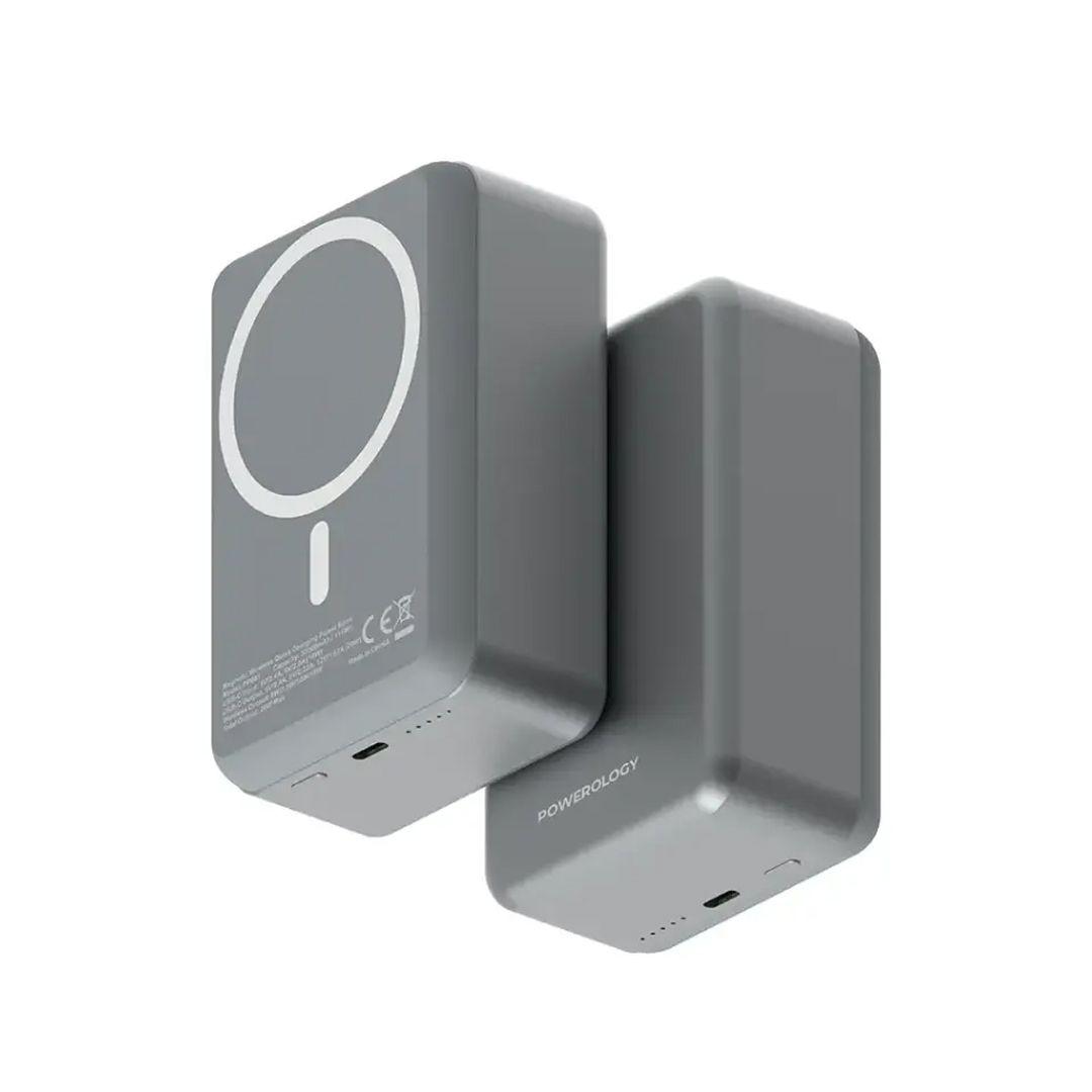 Wireless Power Bank Magnetic Powerology 30000mAh with 20W Fast Charging Type-C