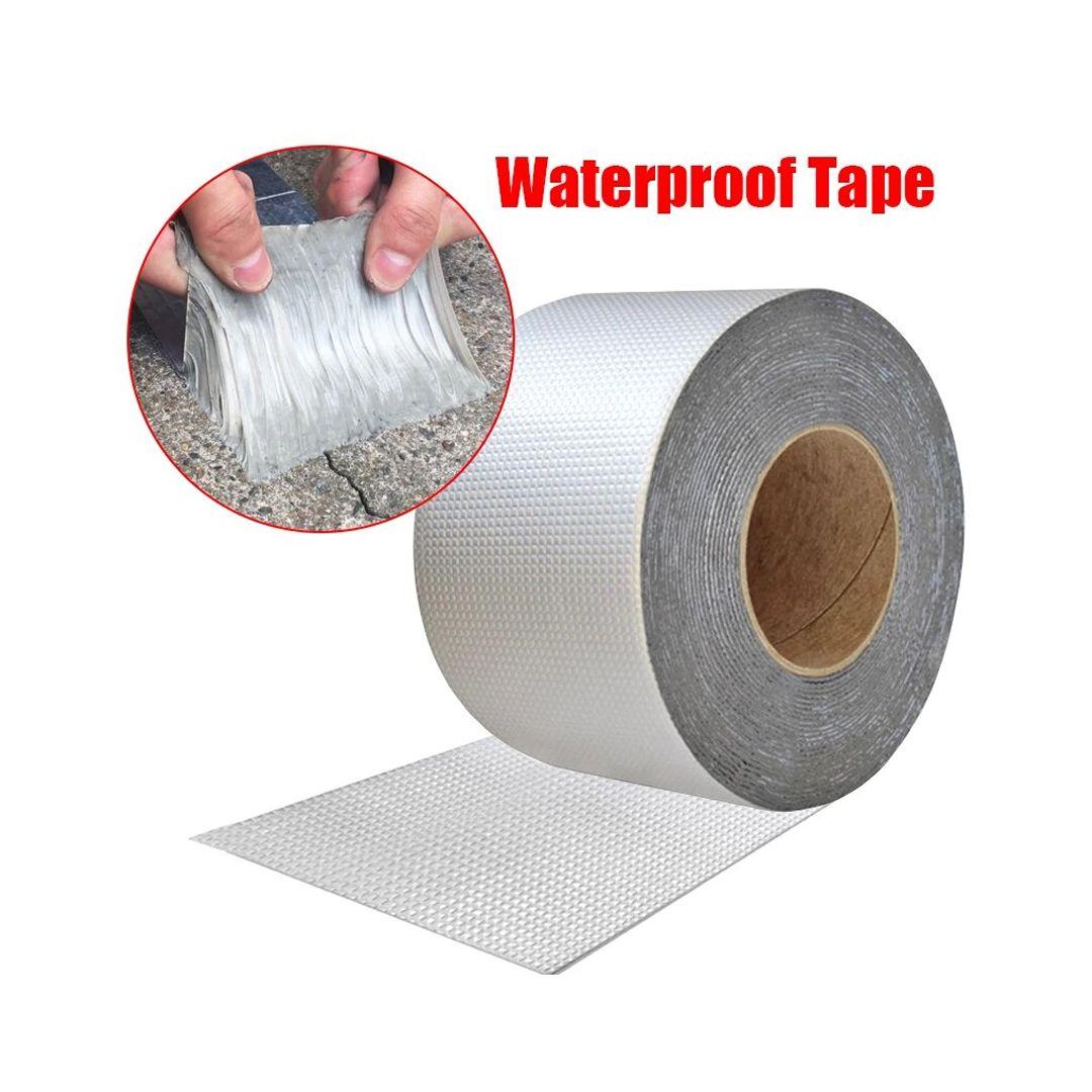 Temperature Resistance Waterproof Aluminum Foil Thicken Tape Wall Crack Roof Duct Repair Adhesive Tape