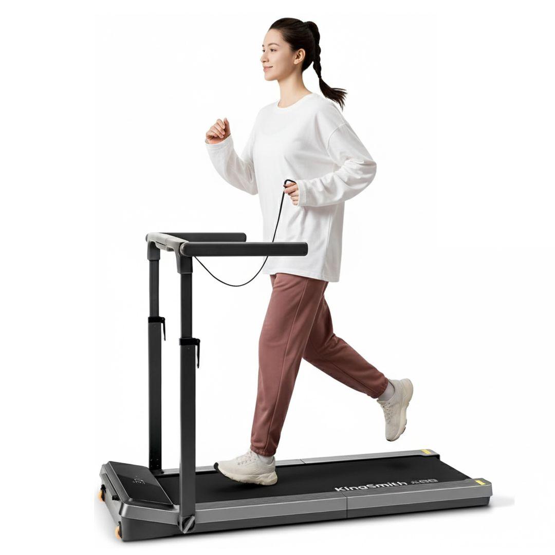   KingSmith WalkingPad Z3 Hybrid Foldable Smart Treadmill – Up to 10 km/h Speed, Compact Design with Side Armrest