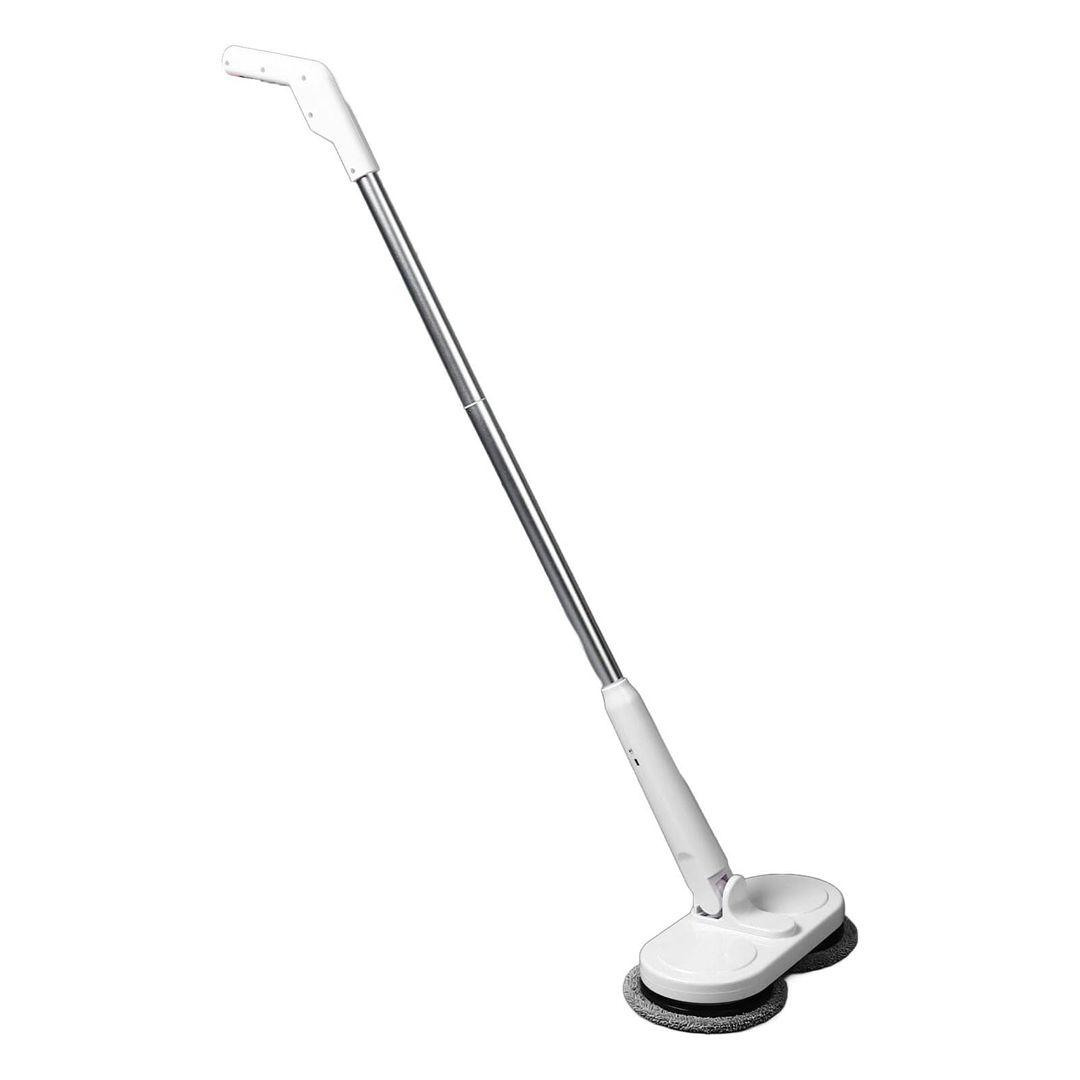 Dual cordless electric spin mop with a 2000mAh rechargeable battery