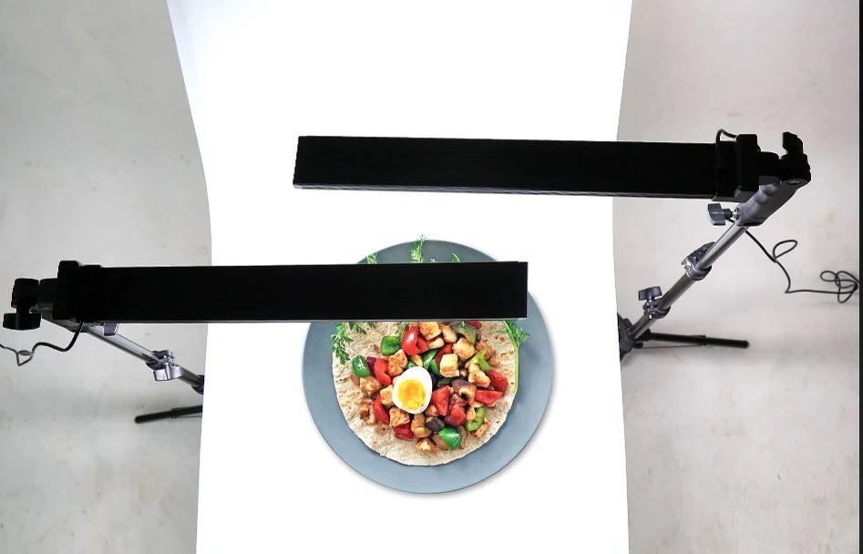  LED photographic studio kit + Photography Photo Studio Folding 60x100cm Shooting Table