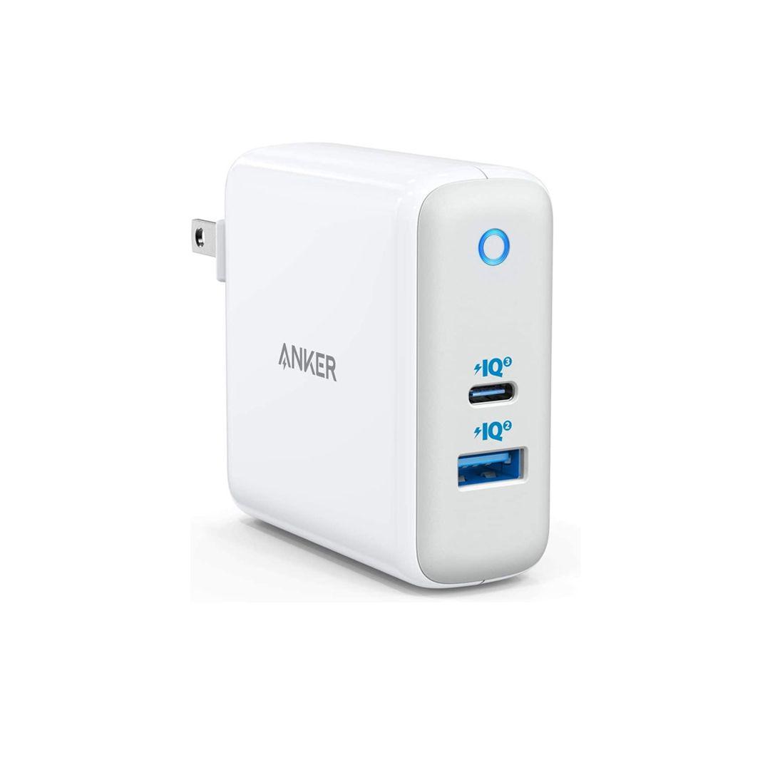 ANKER POWERPORT ATOM III Charger (TWO PORTS) WITH IQ 3.0