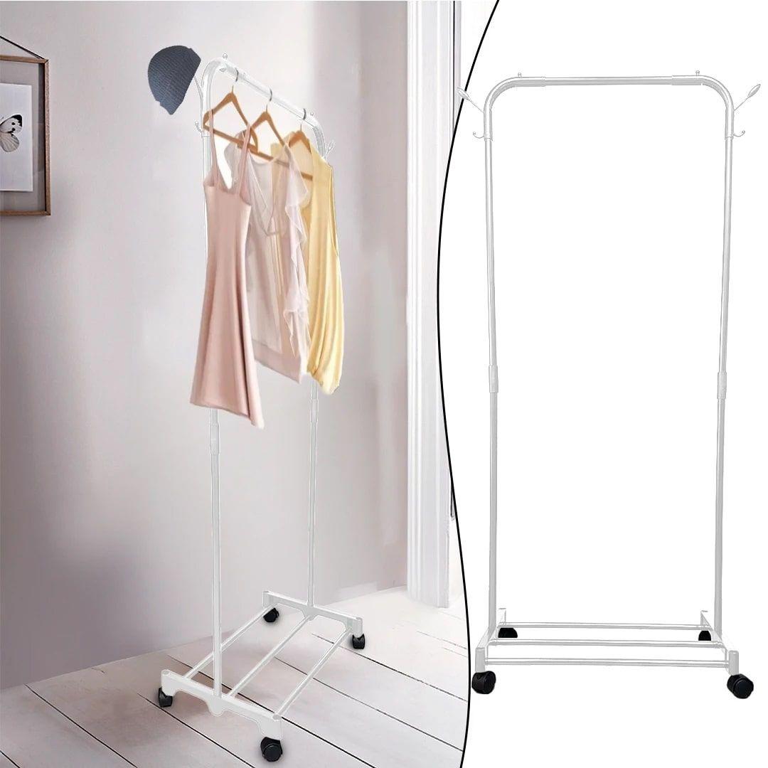 Clothes Organizer Stand with Shoe Rack