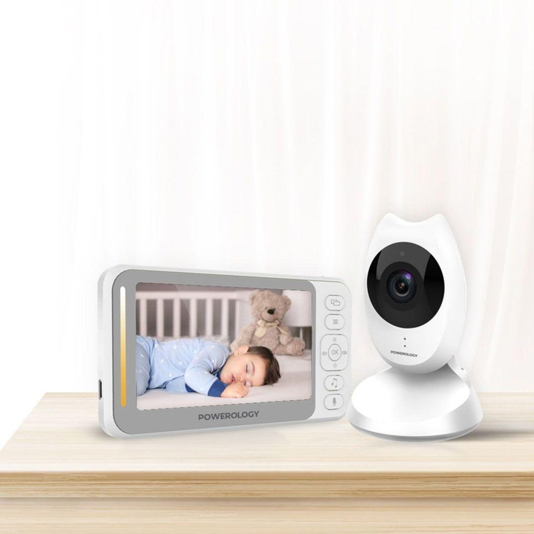 Powerology Smart Cam Baby Monitor-Operated with Screen