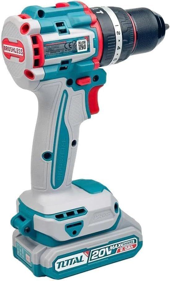 TOTAL 20V Cordless Drill Model TIDLI20668 – Professional & Reliable Performance