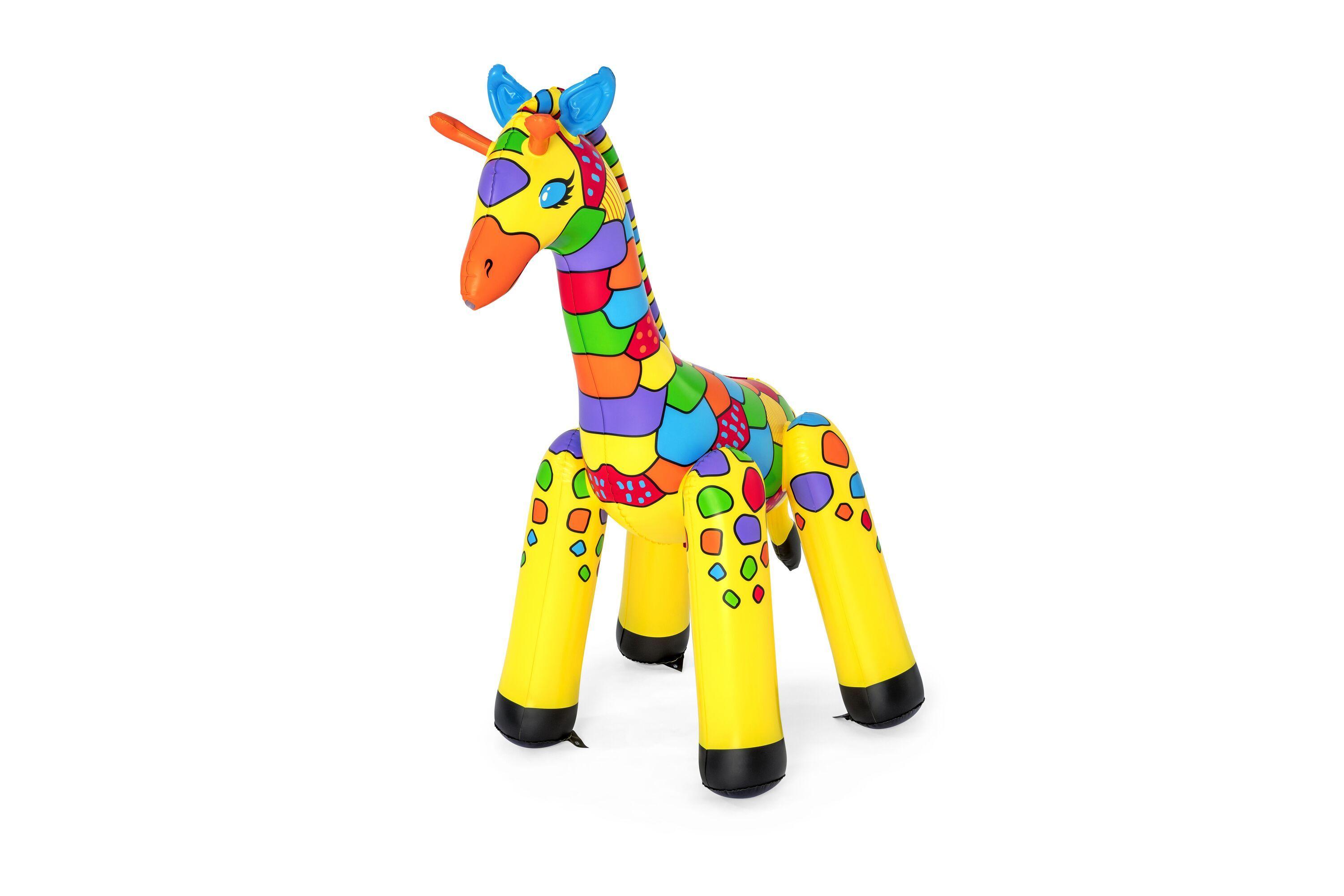 BESTWAY 52384 1.42M X 1.04M X 1.98M JUMBO GIRAFFE SPRINKLER (Contents:One sprinkler, heavy-duty repair patch) Age 2+