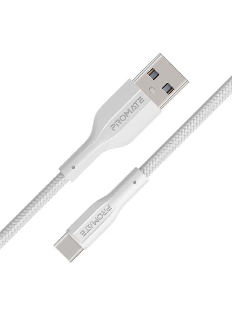 Super-Flexible USB-A to USB-C Cable, 2A Standard Charging