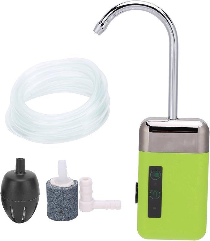 Induction Pumping Aerator, Sensing Oxygen Pump Aeration Fishing Gear for Fishing Hands Washing 