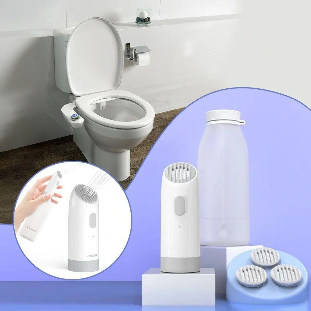Portable Electric Flusher with Even Water Distribution Design 400ml