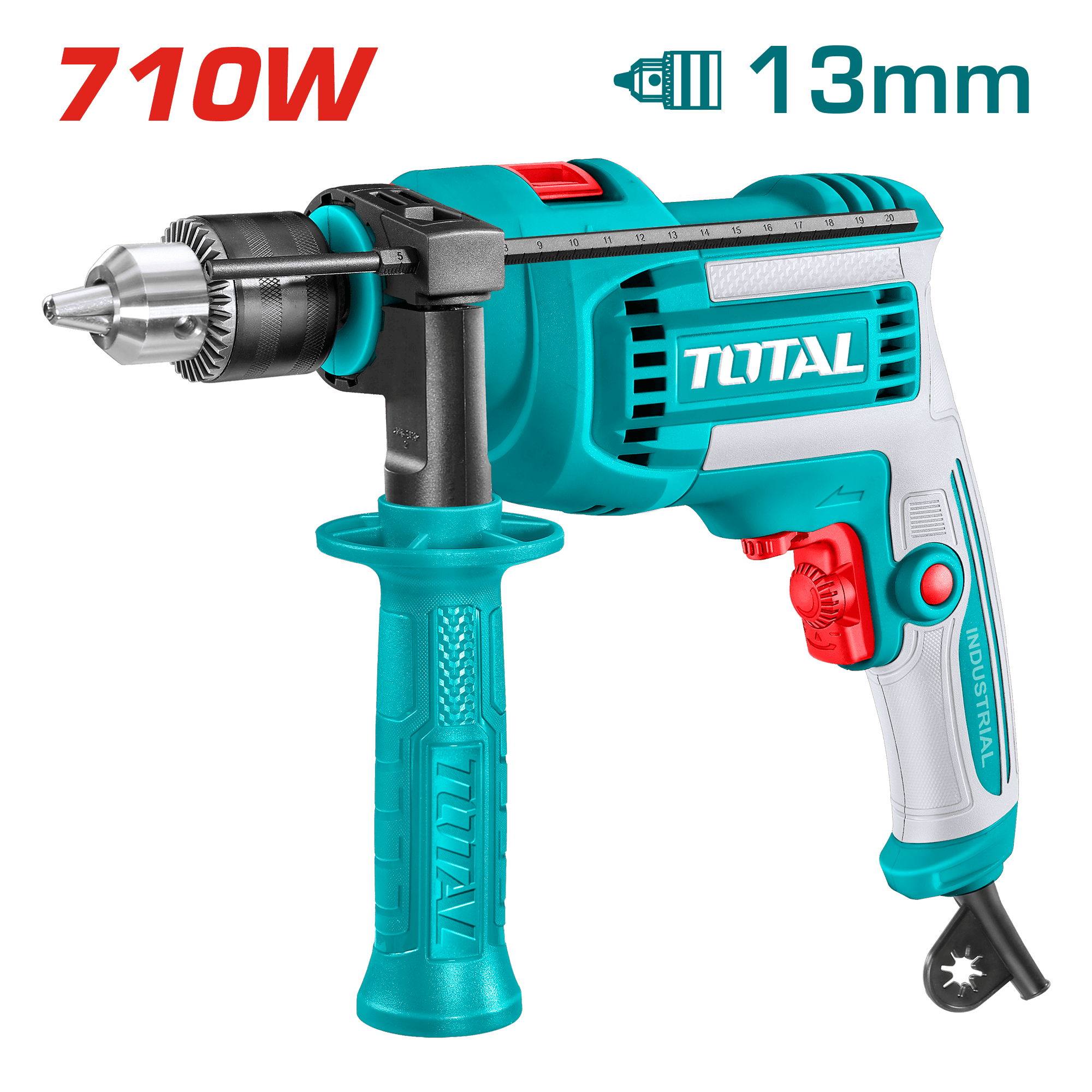 Total 710W Electric Impact Drill – Model TG1071366
