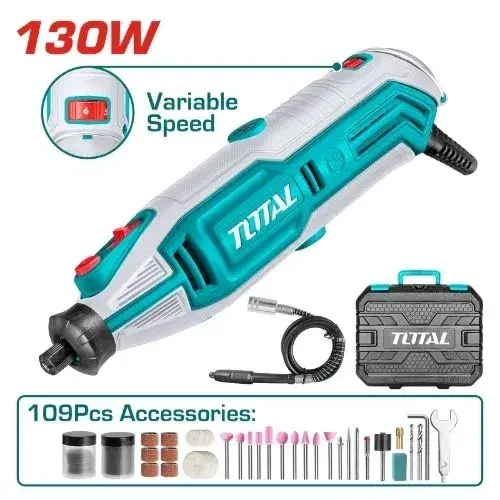 TOTAL 130 W Mini Craft TG513326 — Small Tool, Big Precision