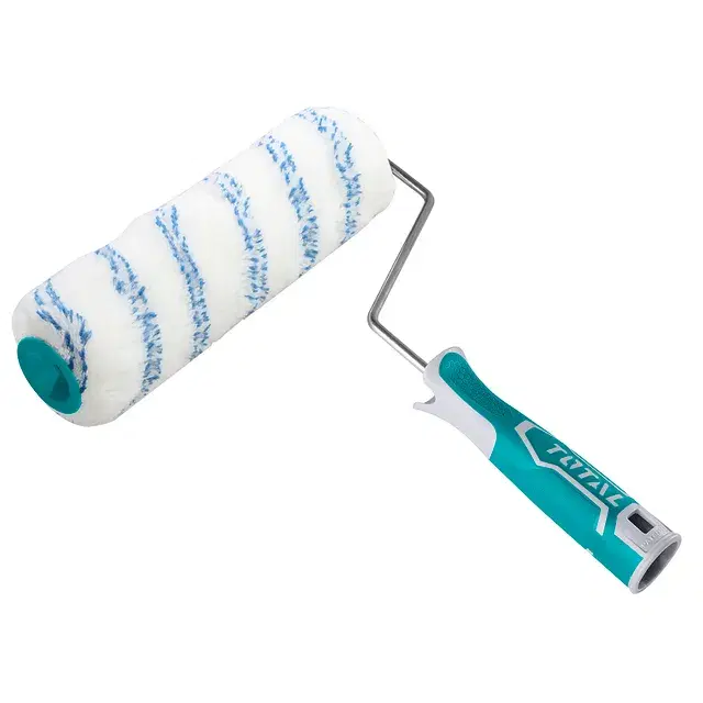 TOTAL THT85101 10″ (255 mm) Cylinder Brush – High‑Capacity Roller for Exterior Walls