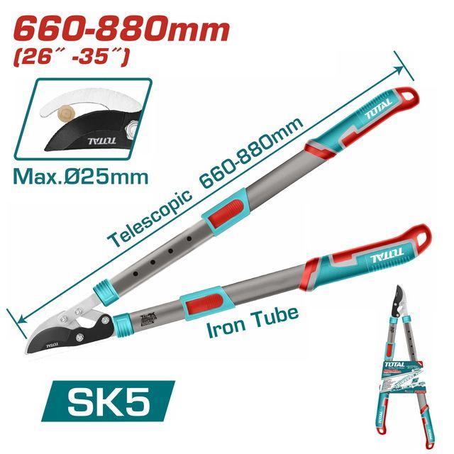 TOTAL THTS1527406 Telescopic Pruner – Reach Higher with Ease