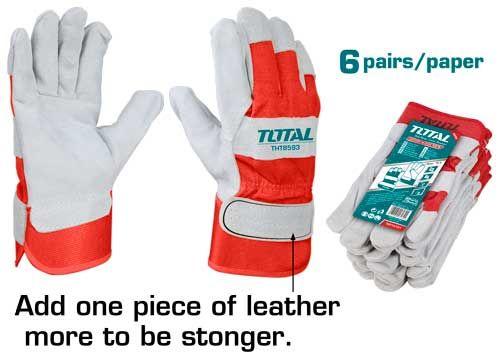 Total Leather Gloves TSP14101 XL – Strong and Comfortable Protection