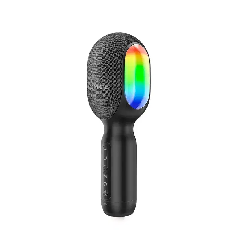  5-in-1 Wireless Karaoke Microphone & Speaker with Dynamic RGB Lights 