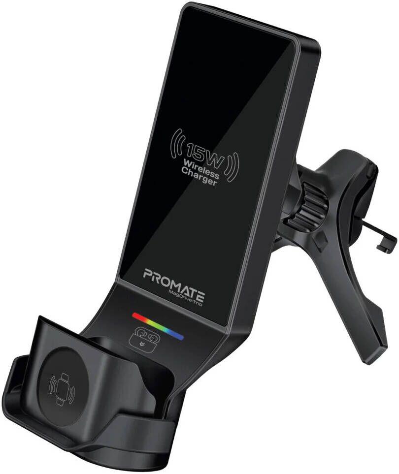 3-in-1 MagSafe Compatible Car Wireless Charging Station 