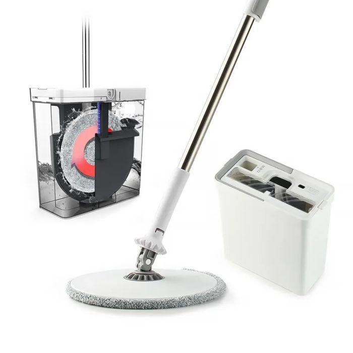 Magic Mop and Bucket Set with 3 Cloths