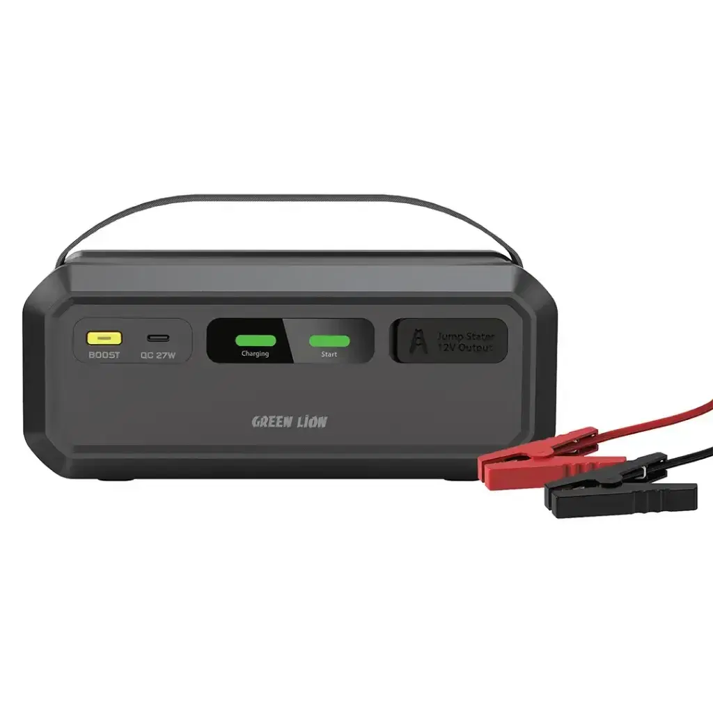 Green Lion Super Capacitor 12V Jump Starter - Black