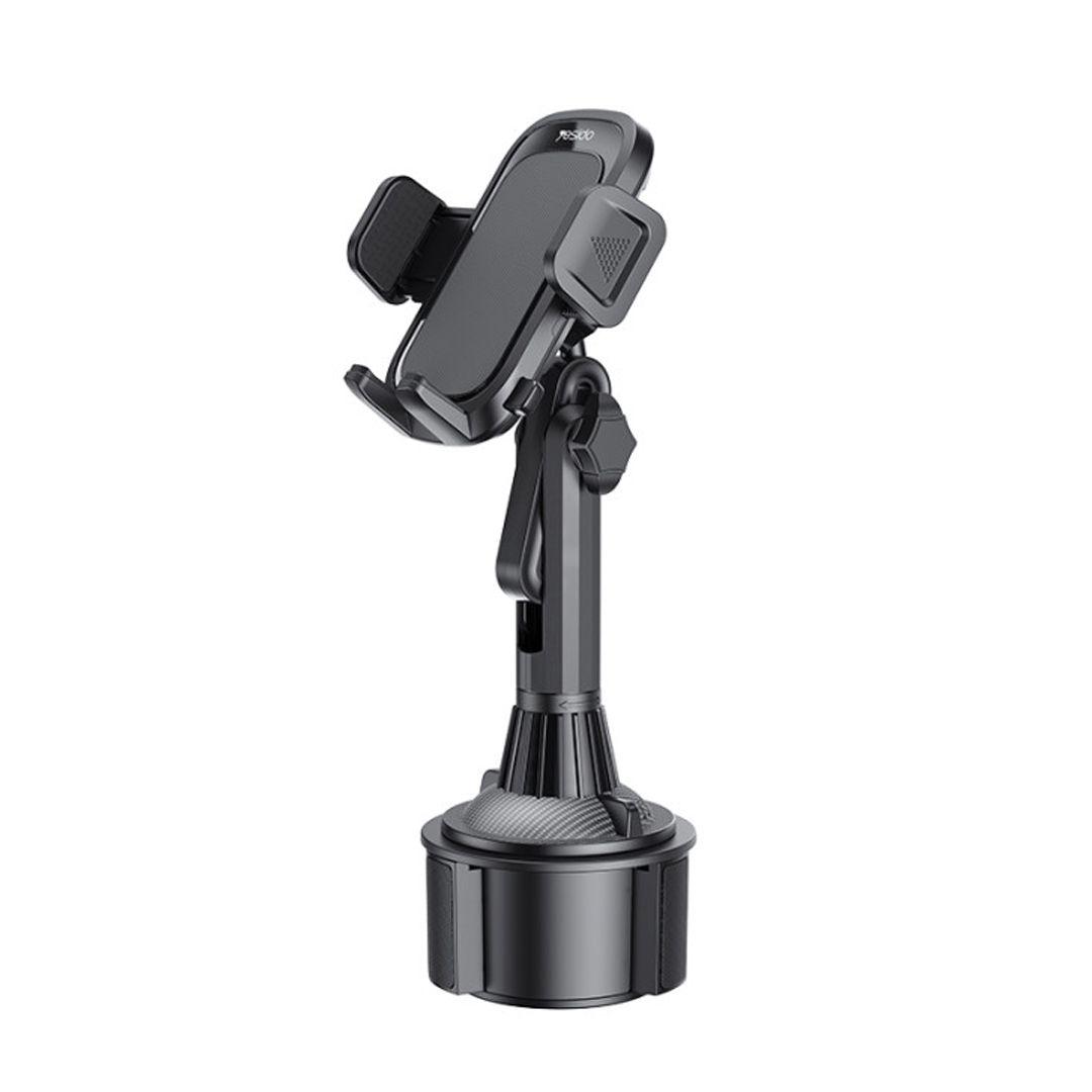 Yesido C195 Magnetic Phone Holder – 360° Rotation with Base for Car Cup Holder