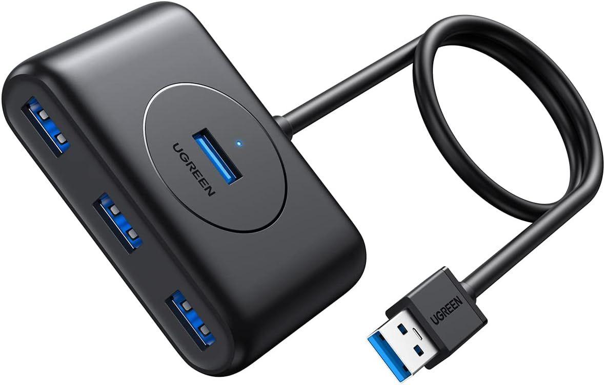 Ugreen HUB 4in1 USB-C - 4xUSB-A 3.0 5Gb/s 1m black (CR113)