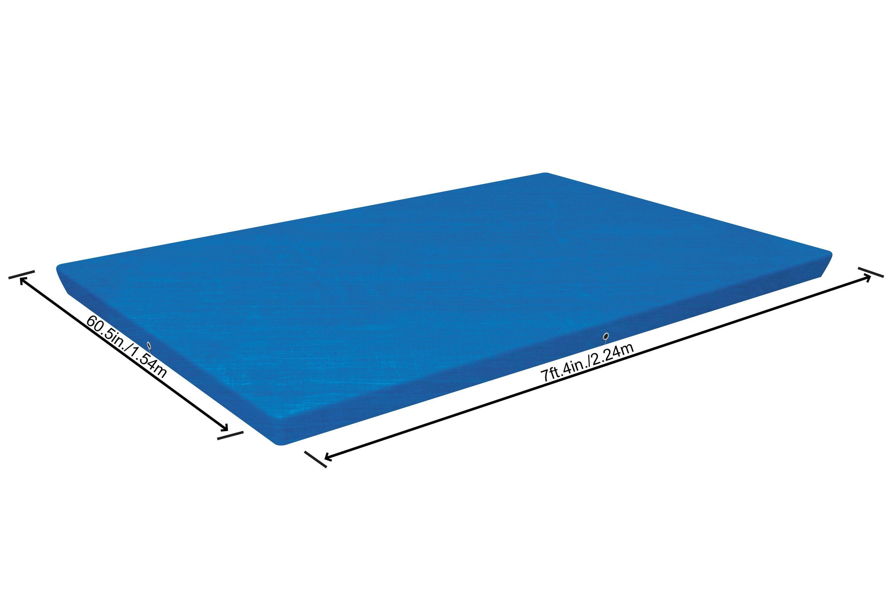 BESTWAY 58103 2.21M X 1.50M POOL COVER (Contents:one pool cover, Fits 2.21m x 1.50m x 43cm (7'3" x 59" x 17") Steel Pro Pools)
