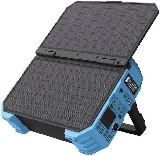 Powerology PPBCHA30 600W Portable Power Generator Integrated Solar Panel