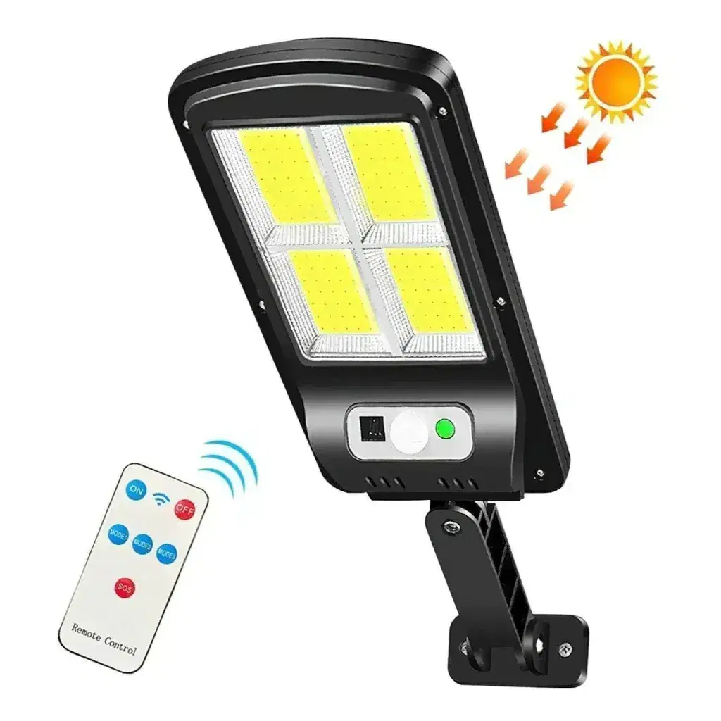 JING XIN JX-616E Solar LED Outdoor Panel Light with Motion Sensor for Facades & Walls